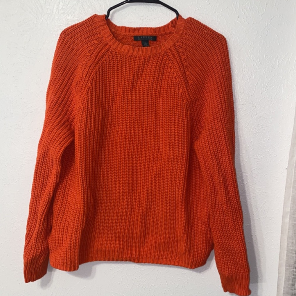 Ralph Lauren Bright Orange knitted sweater - Picture 1 of 1